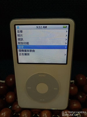 Apple 蘋果 A1136 iPod 隨身聽 30G(全機有包膜如新)