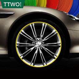 汽車輪轂裝飾條輪胎鋼圈裝飾貼防擦條裝飾線防刮防撞條輪轂保護圈