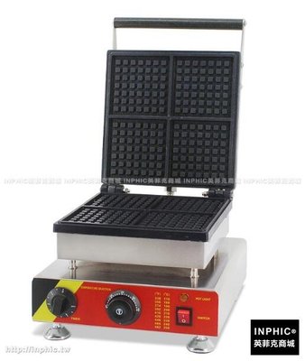 INPHIC-商用數字顯示溫控螃蟹鬆餅機華夫機Waffle 餅爐不鏽鋼201 煎烤機_S2854B