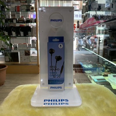 視聽影訊 公司貨保固 PHILIPS TAUE101BK 入耳式耳機 通話 黑色