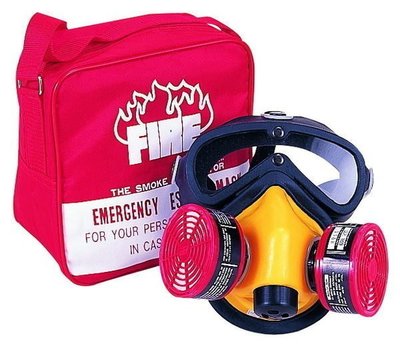 [ BaBa ] HP-330 防煙面罩 加拿大進口 HELP 緊急逃生防煙面罩 附濾罐 逃離火災好用品
