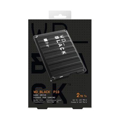 威騰 WD_BLACK P10 Game Drive 2.5吋 行動硬碟 2TB (WD-BKP10-2TB)