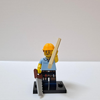 [ 三集 ] 積木 LEGO 樂高 71008 第13代迷你人偶公仔 木工 含說明書 包裝袋 二手品 H8
