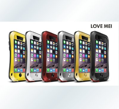 【小宇正品】LOVE MEI 金屬三防 iPhone 6 4.7吋小蠻腰手機殼防摔防水保護套