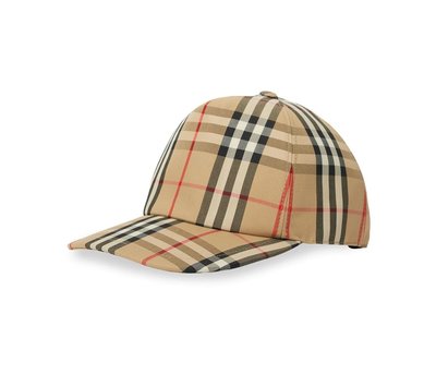 [全新真品代購] BURBERRY LOGO標誌 格紋 帽子 / 棒球帽