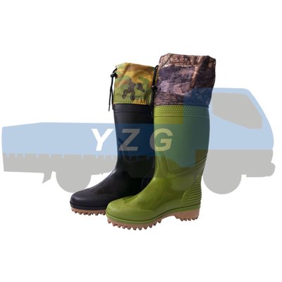 台興 多功能 安全 男長筒 布套 帶釘 釘鞋 雨鞋 雨靴 長靴 (TS-2100/綠色)