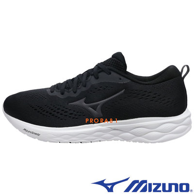 Mizuno J1GC-218113 黑X白 輕量避震慢跑鞋/REVOLT 2/有12號、13號/ 103M