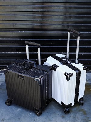 鋁框旅行箱男女18寸登機拉桿行李箱復古20小型號輕便迷你密碼箱子星港百貨