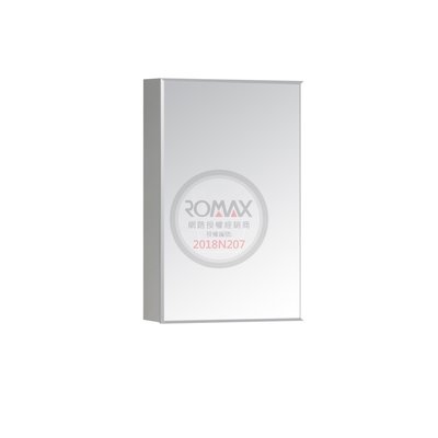 《振勝網》ROMAX 羅曼史 衛浴 TW-601 45CM 單門鏡櫃 鏡箱(右開)