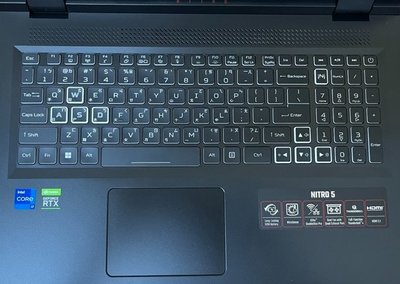*蝶飛* 鍵盤膜 鍵盤保護膜 適用於 宏碁 Acer Nitro 5 AN517-55-74L0 17吋電競筆電