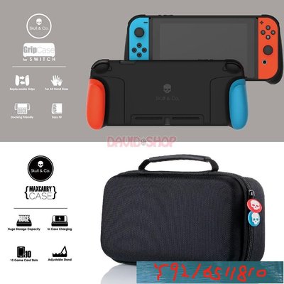 Nintendo Switch V1, V2 的保護套和 Maxcarry Case Skull &amp; Co Cas Y1810