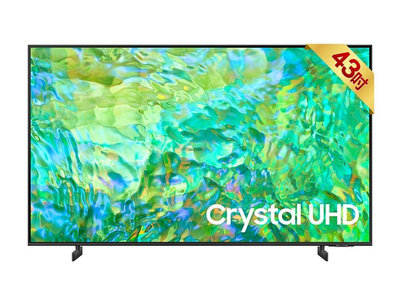 Samsung 三星 43型 Crystal 4K UHD智慧顯示器 電視 UA43CU8000XXZW