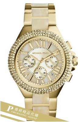 雅格時尚精品代購Michael Kors 時尚手錶 晶鑽三眼腕錶 MK5902 美國正品