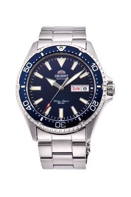 [時間達人]可議ORIENT東方錶 水鬼錶 系列200m 潛水錶 鋼帶款 藍色 RA-AA0002L