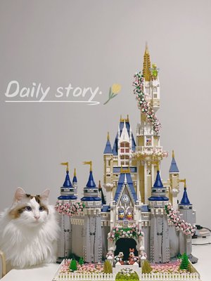 樂高71040迪士尼公主城堡建筑積木女孩系列成年人高難度拼裝玩具