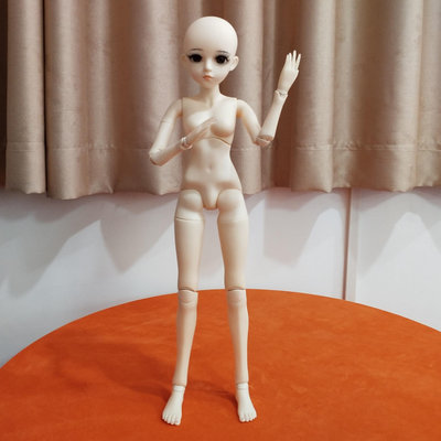 凱蒂娃娃素體娃娃手工改裝素體60cm模特18關節可動玩偶3分bjd娃娃