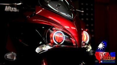 GAMMAS HID SUZUKI GSX S1000 遠近 魚眼 大燈 LED光圈 CNC模組化 40瓦 高亮度09