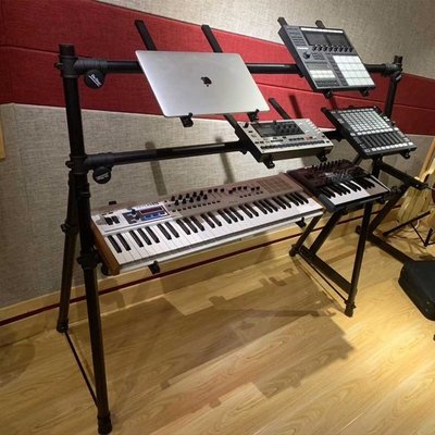 【熱賣精選】 on stage電子琴琴架架子電鋼琴合成器支架多層通用可調三層鍵盤架