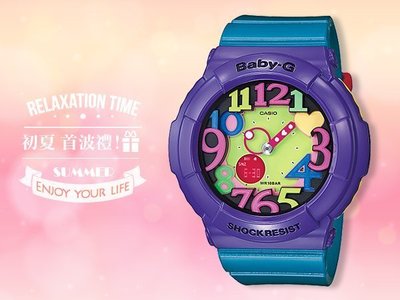 CASIO卡西歐 手錶專賣店 Baby-G BGA-131-6B 女錶 繽紛糖果 雙顯錶 橡膠