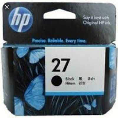 HP 27 原廠黑色墨水匣(28彩色550元，20年27黑650元，黑+彩超值包910元，任四個1600元)