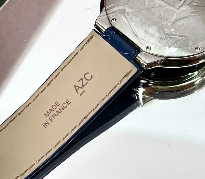 ANGIE✖香榭 Cartier BALLON BLEU 經典藍氣球 腕錶鱷魚皮錶帶 42MM 男女皆可 手錶 全新全配