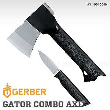 【EMS軍】美國GERBER貝爾 GATOR COMBO AXE 鱷口式結合斧頭附刀組(公司貨)#31-001054