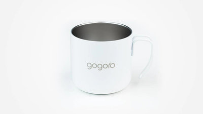 gogoro 真空隔熱不鏽鋼馬克杯 (白色) 露營、野營、城市風格