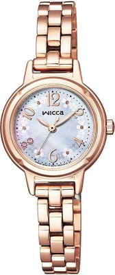 日本正版 CITIZEN 星辰 Wicca KP3-660-95 手錶 女錶 光動能 附替換錶帶 日本代購