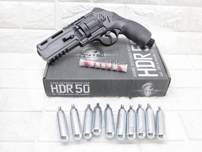 [01] UMAREX T4E HDR 50 防身 鎮暴槍 左輪 手槍 CO2槍 +12g CO2小鋼瓶 + 辣椒彈