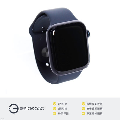 「點子3C」Apple Watch Series 9 45mm GPS版【保固到2024年12月】S9 MR9A3TA 午夜色鋁金屬錶殼 DN845