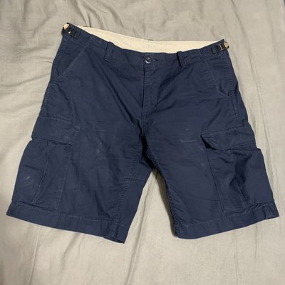 [W32] CARHARTT WIP 深藍 口袋 機能 工作短褲 抗撕裂 二手 SUPREME PALACE