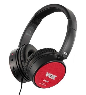 【老羊樂器店】頭戴式耳機 VOX BASS 耳罩式前級 音樂/效果器 兩用耳機 電貝斯專用