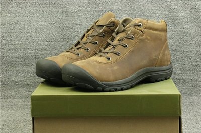香港OUTLET代購 KEEN戶外徒步 登山鞋 防滑透氣 頭層牛皮鞋 戶外休閑鞋 安全鞋 大碼鞋