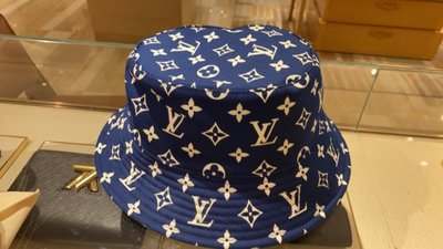 Louis Vuitton M76231 LV ESCALE Monogram Bucket Hat 漁夫帽牛仔藍