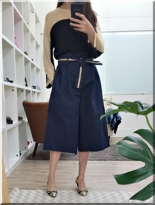 WANT 藍色褲裙 韓國製造