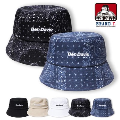 【Brand T】免運 BEN DAVIS BRIM DOWN BUCKET HAT 變形蟲 漁夫帽 帽子  BD063