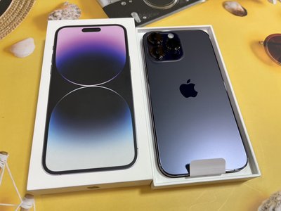 僅店面展示機🍎 Apple iPhone 14 Pro Max 128GB紫色🍎 🔋100%原廠保固2024/8