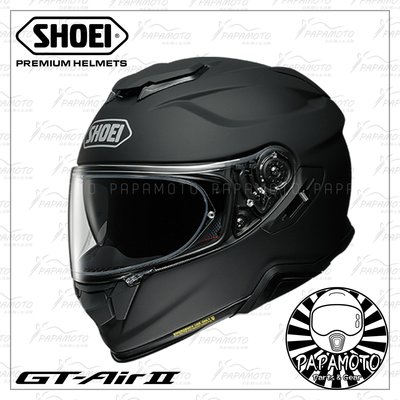 【趴趴騎士】SHOEI GT-AIR II - 消光黑 (全罩安全帽 內墨片 GTAIR 2 SENA SRL2 藍芽