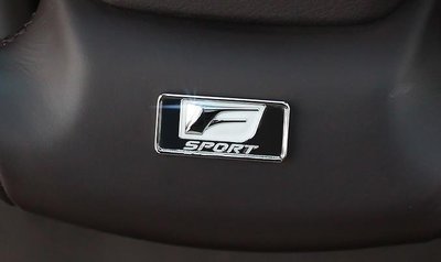 現貨熱銷-【易車汽配】F標貼隨心貼適用Lexus 雷克薩斯ux260h200改裝方向盤標裝飾貼標