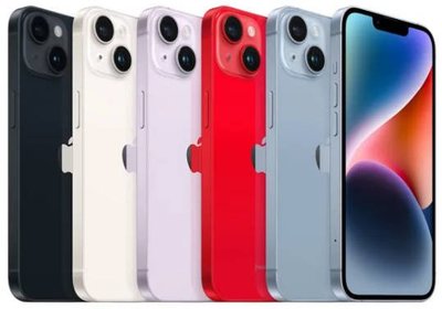 [日進網通微風店]Apple iPhone 14 128G 6.1 雙鏡頭 黑/白/紅 需加購玻璃貼 自取免運 公司貨