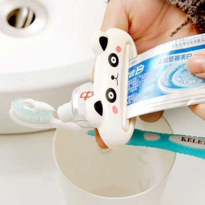 品如衣櫃 洗衣袋 地球儀 居家家手動兒童卡通擠牙膏器韓國懶人神器化妝品洗面奶牙膏擠壓器