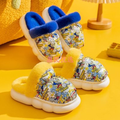 【惠民優選】奧特曼兒童棉拖鞋冬季新款男童寶寶家居室內防滑保暖鞋可愛卡通軟