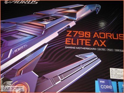 JULE 3C會社-技嘉 Z790 AORUS ELITE AX Z790/DDR5/電競/全新/1700 主機板