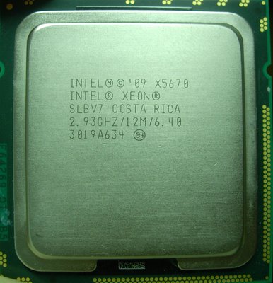 X5670正式版XEON SLBV7 LGA1366六核心X58 2.93g intel cpu 6核心參考X5660