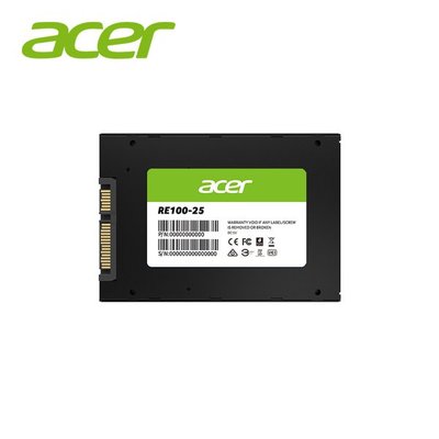 宏碁 ACER RE100 1TB 2.5吋 固態硬碟 SATA III SSD 【公司貨 五年保】1T
