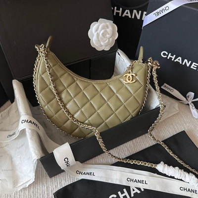 【二手】折疊禮盒 Chanel 23 月牙包 Hobo手腕包 香香 23系列新款