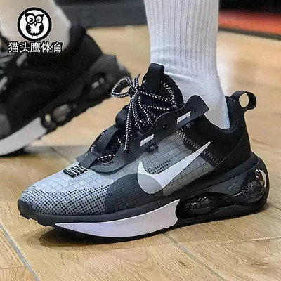 男鞋Nike Air Max2021大氣墊黑灰減震運動跑步鞋男增高DA1925