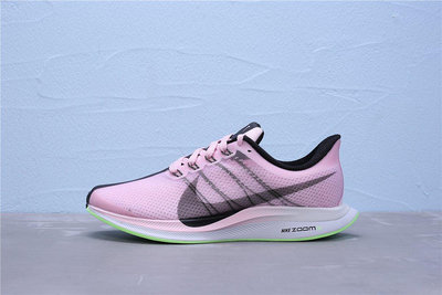 Nike Zoom Pegasus 35 Turbo 透氣 黑粉綠 休閒運動慢跑鞋 女鞋 AJ4115-601【ADIDAS x NIKE】