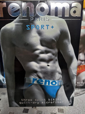 法國renoma sport+ bikini 3件組/高開叉/比基尼/運動內褲/三角褲（免運費優惠中）