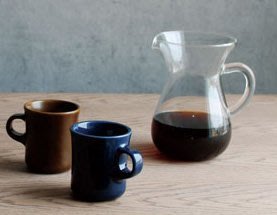 【豐原哈比店面經營】日本製 KINTO SLOW COFFEE STYLE 陶瓷馬克杯-藍色 400CC